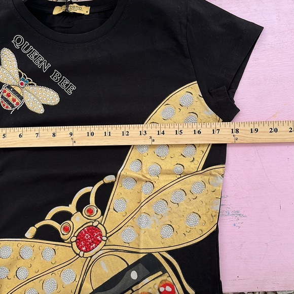 Vinizbena T-Shirt size M🐝color Black - Picture 14 of 15